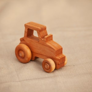 Wooden tractor push toy| Farm tractor | Toddler toy | John Deere