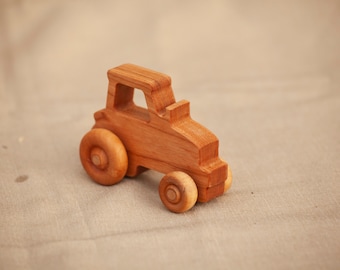 Wooden tractor push toy| Farm tractor | Toddler toy | John Deere