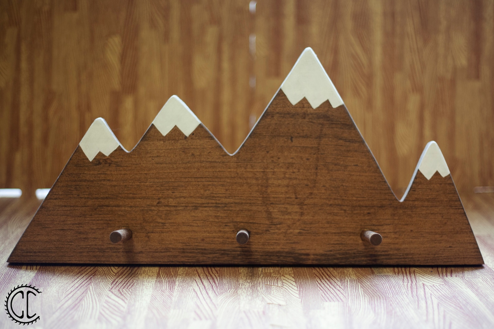 Mountain Peak Wall Hook Wooden Nursery Wall Hook for Kids Etsy