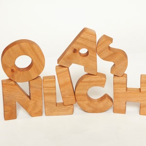 Personalized Wooden Name Puzzle Toy for Toddler Birthday Gift for Kids image 6