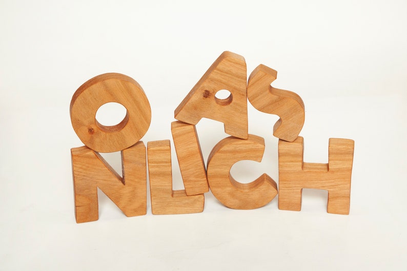 Personalized Wooden Name Puzzle Toy for Toddler Birthday Gift for Kids image 6