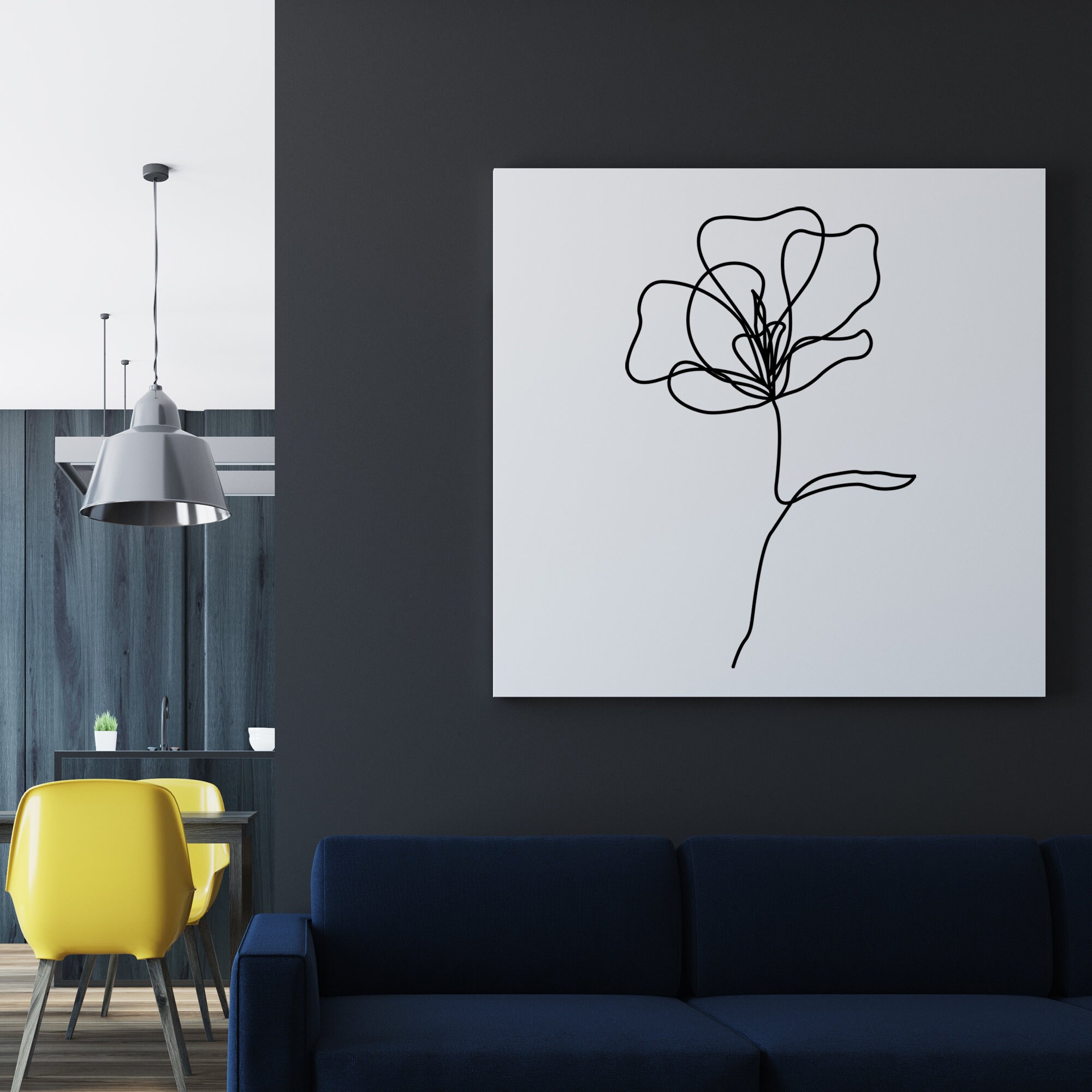 Wall decor printable art Flower Digital Jpeg AI Svg Png Eps | Etsy
