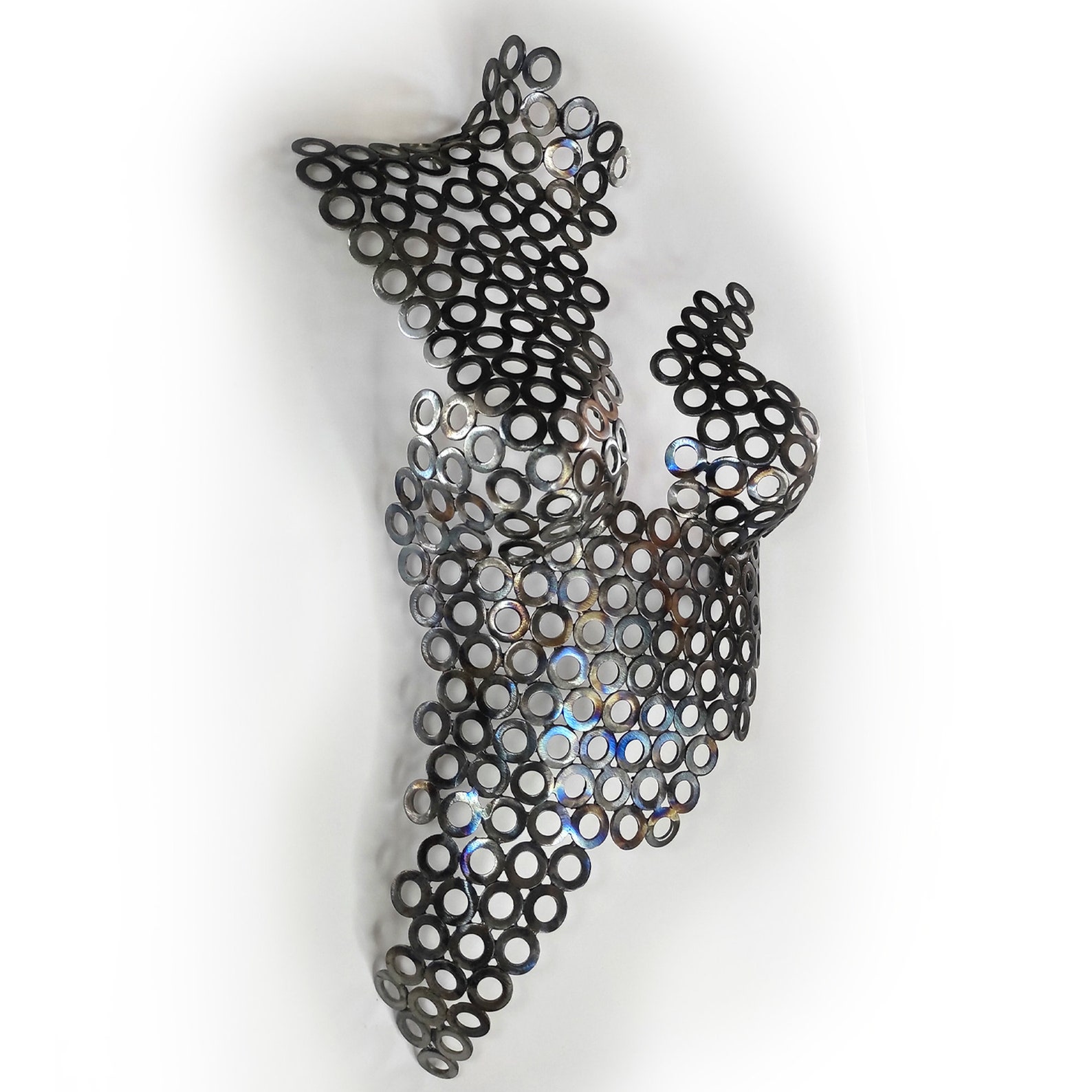 Female torso Metal sculpture wall art Etsy