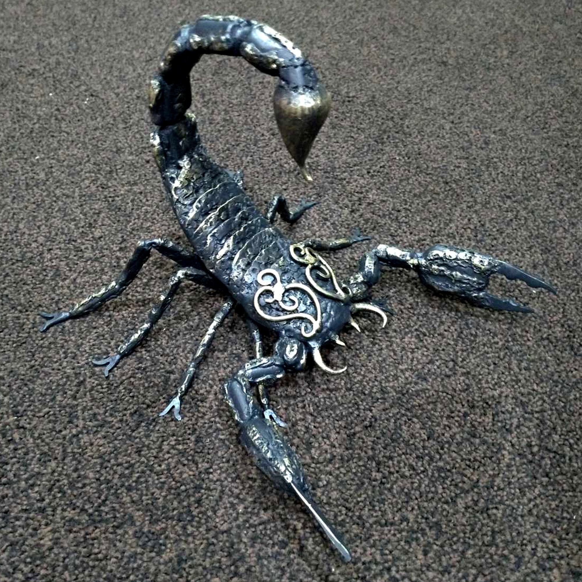 Metal scorpion scorpio insect metal sting art metal Etsy