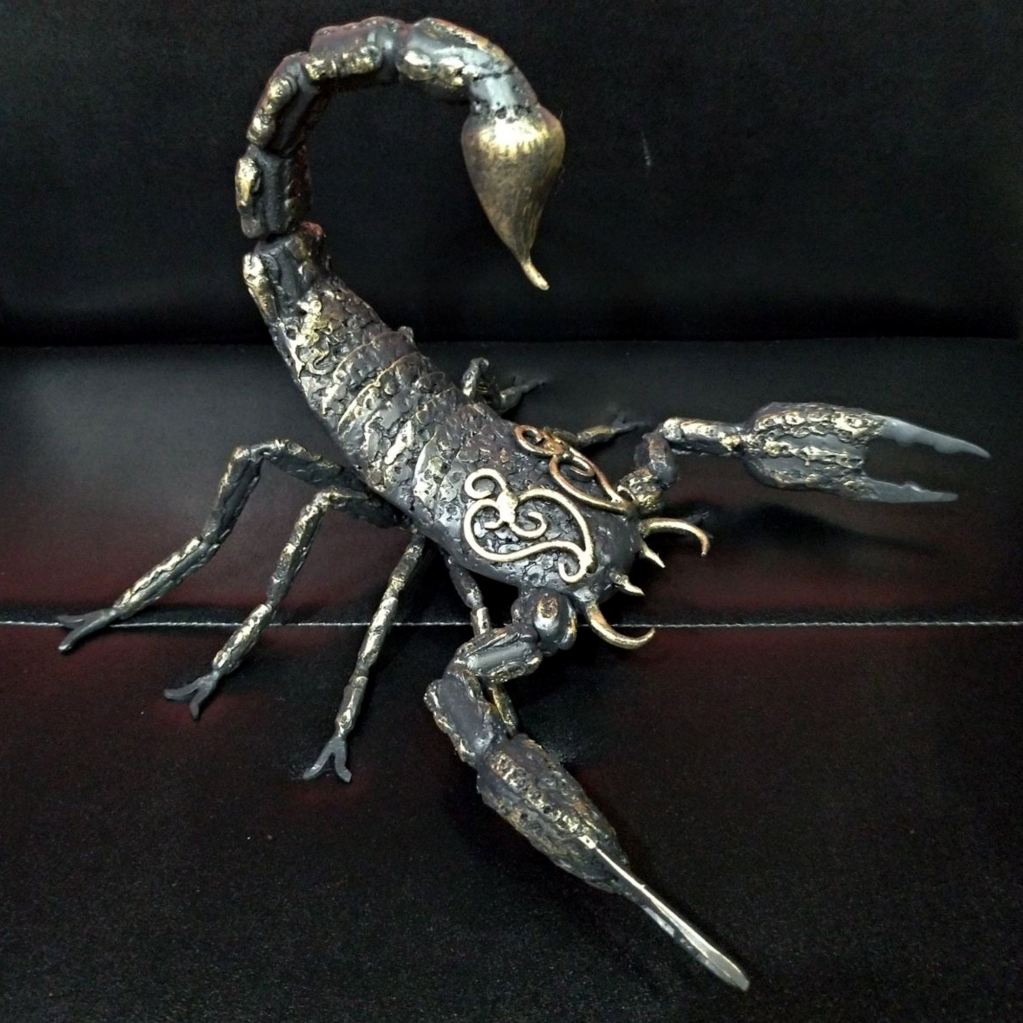Metal scorpion scorpio insect metal sting art metal Etsy