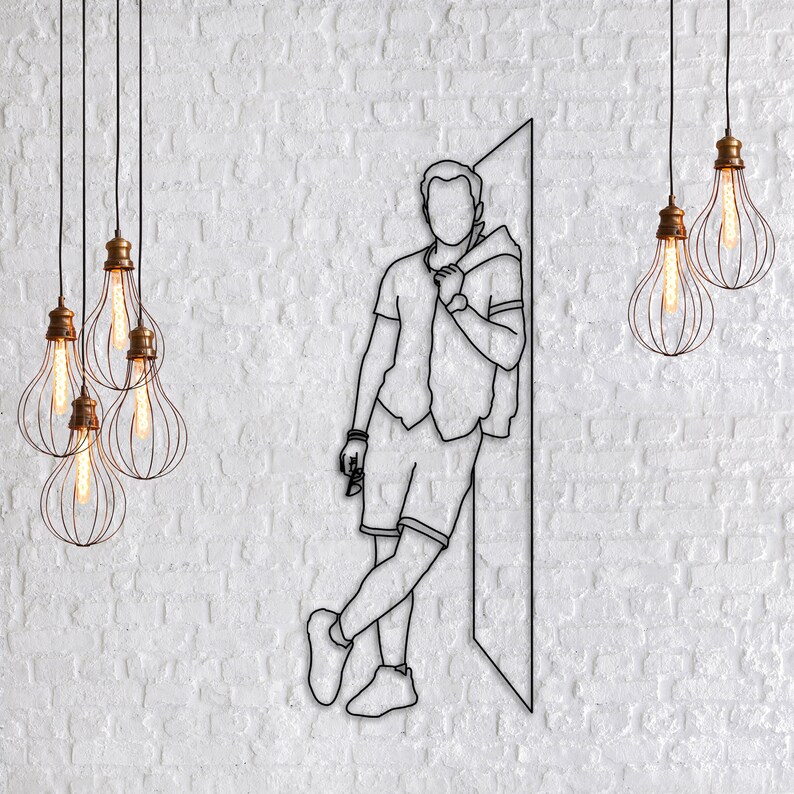 Custom Wire Portrait Wall Art Decor Etsy
