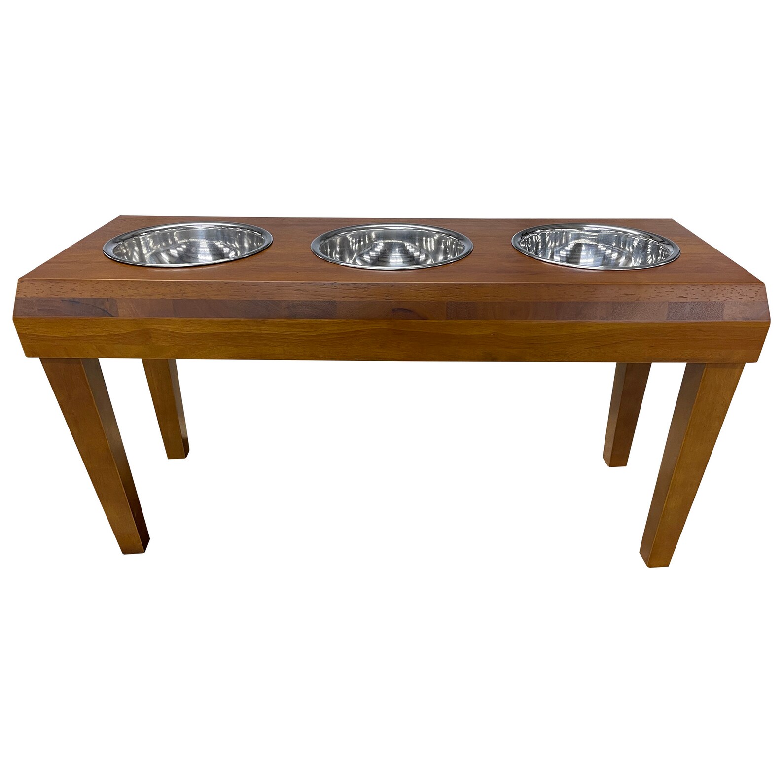 Mid Century Modern Dog Feeder 3 Bowl Dog Feeder 8 Etsy