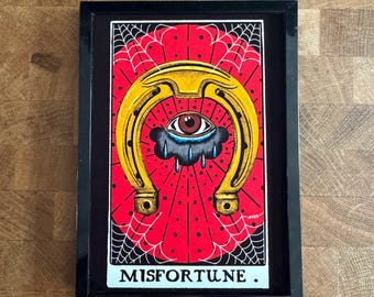 Misfortune Tarot Card | 5”x7” Print