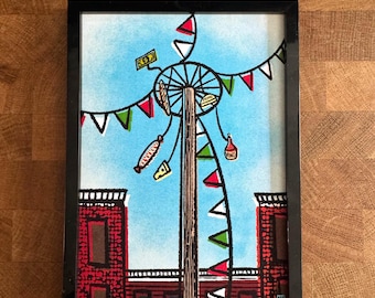 Grease the Pole | Philadelphia  (5"x7")