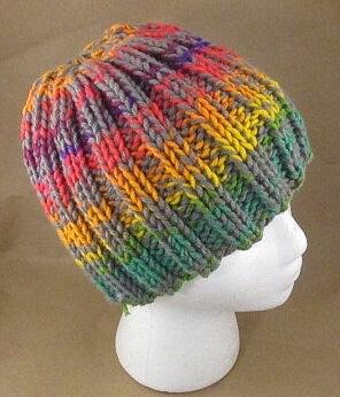 Hand Knitted Beanie Cap - Etsy