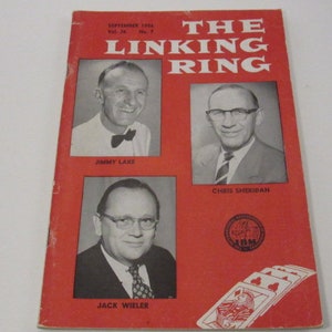 Five Vintage Magic Magazines (1956) The Linking Ring