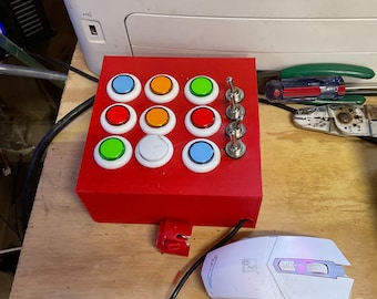 RacePro 12-Function PC Button Box: Ultimate Sim Racing Control