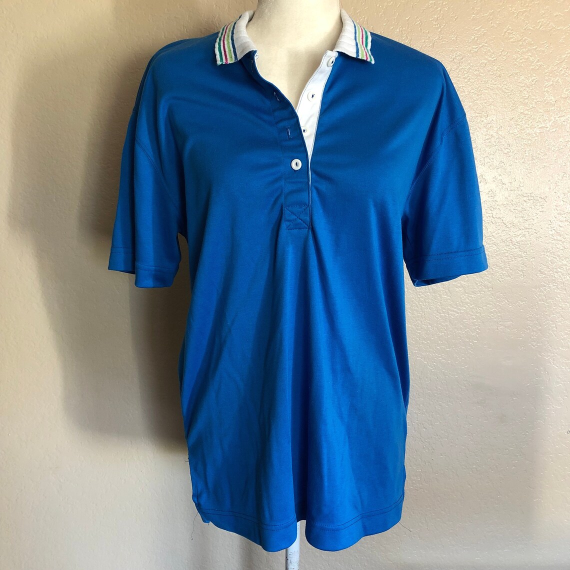 Vintage 90s Blue Jantzen Polo Shirt 90s Tennis Style Polo T | Etsy
