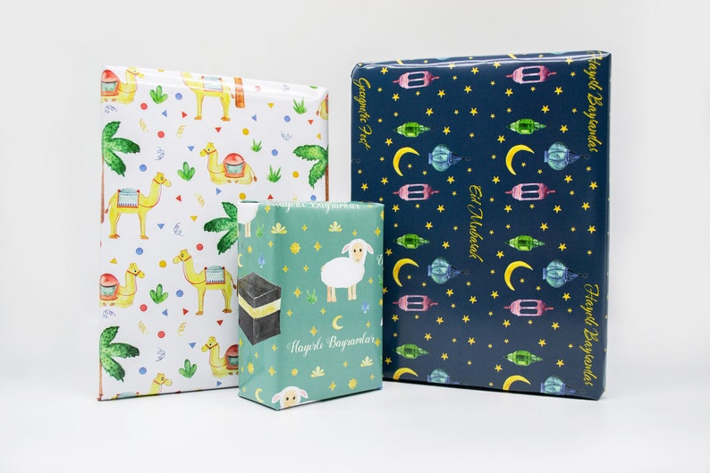 Wrapping Paper Sheep /& Kaaba