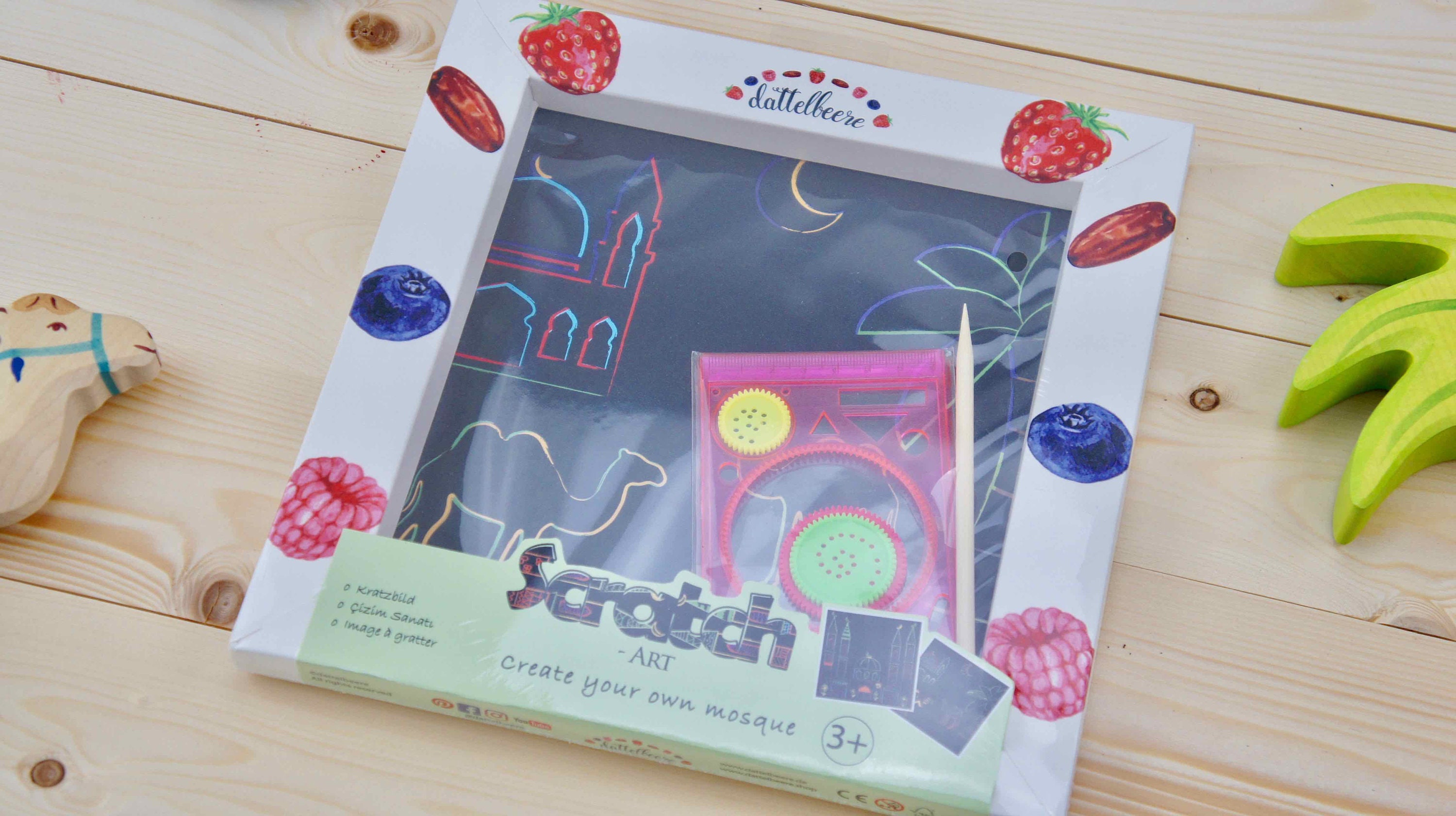 Scratch Art Mosque Oriental Arabic Islamic Pattern - Etsy