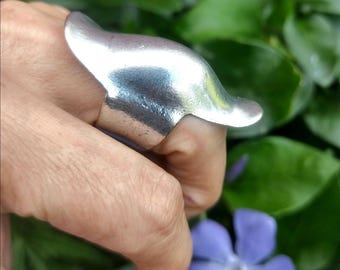 Anillo de armadura medieval ajustable joyería gótica para hombre y mujer regalo para amantes del cosplay