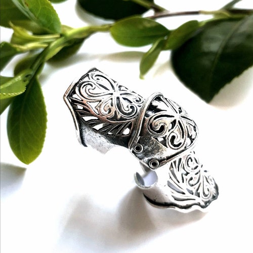 リング(指輪) SILVER925 knight Armor Ring Medieval Armor Ring - Etsy