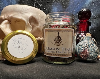 Elden Ring Inspired - Crimson Tears - Raspberry Hibiscus Herbal Tea