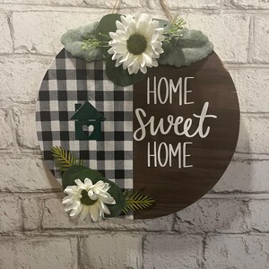 Home Sweet Home-deurbordje