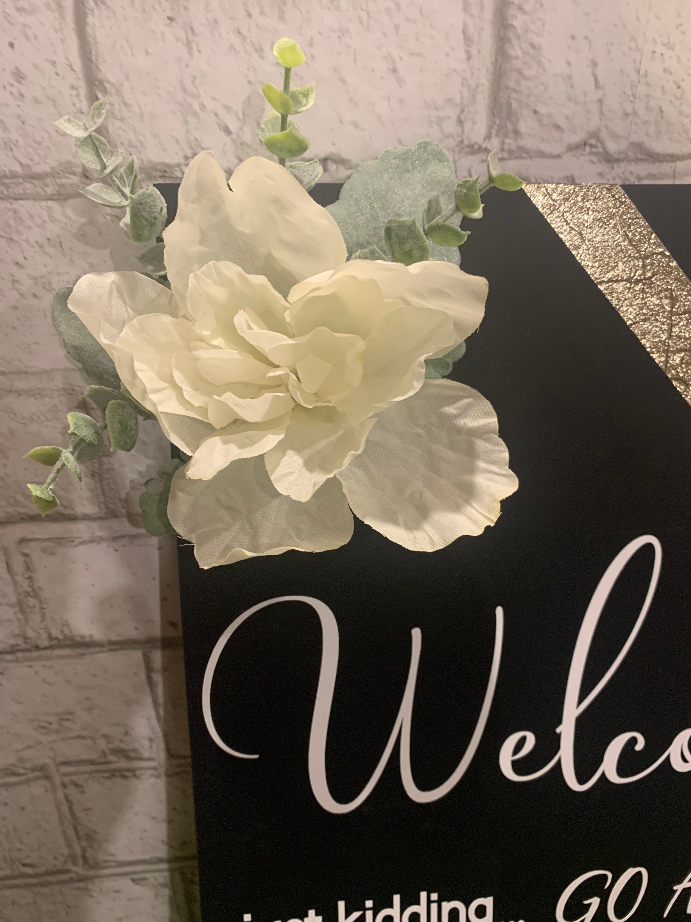 Mistakes Welcomesign Funny Welcome Sign - Etsy