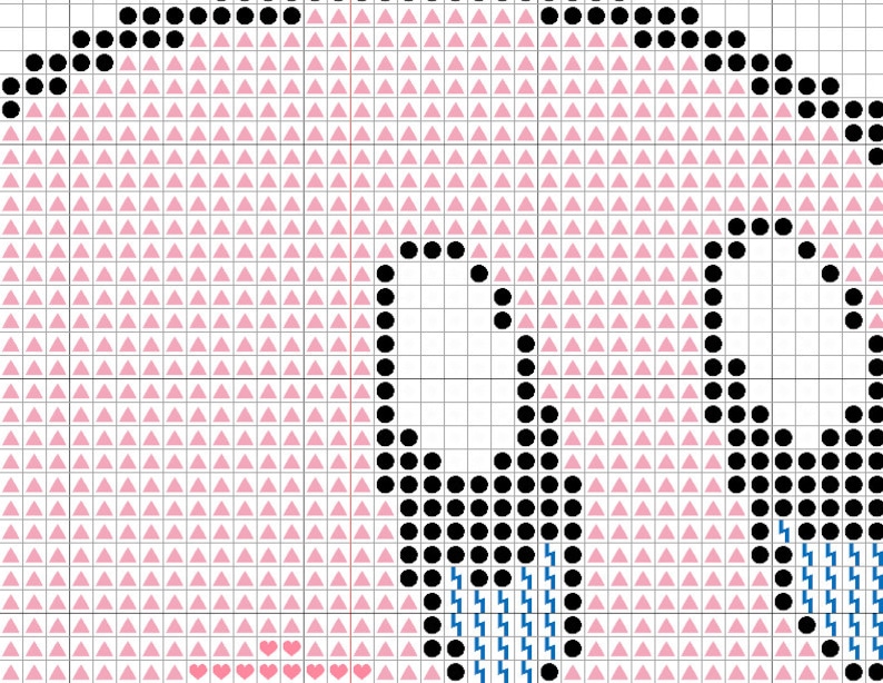Kirby Cross Stitch Pattern - Etsy Polska