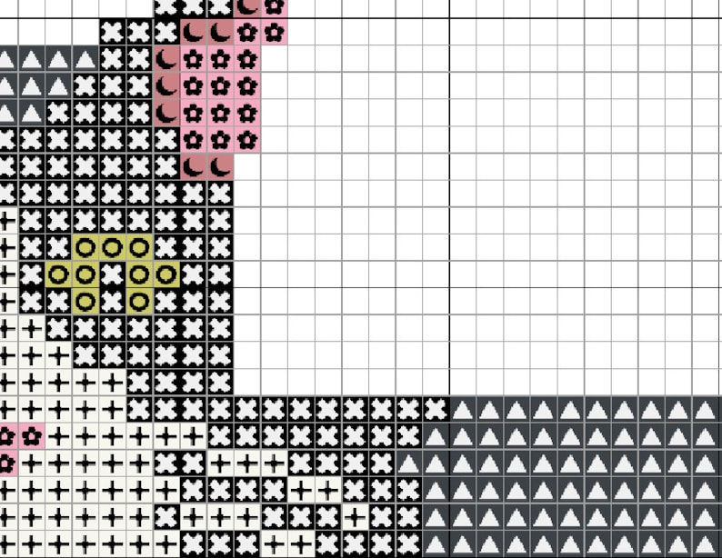 Tuxedo Cat Cross Stitch Pattern Etsy