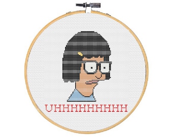 Uhhh Tina Bob&#39;s Burgers Cross Stitch Pattern
