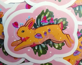 Cute bunny stickers