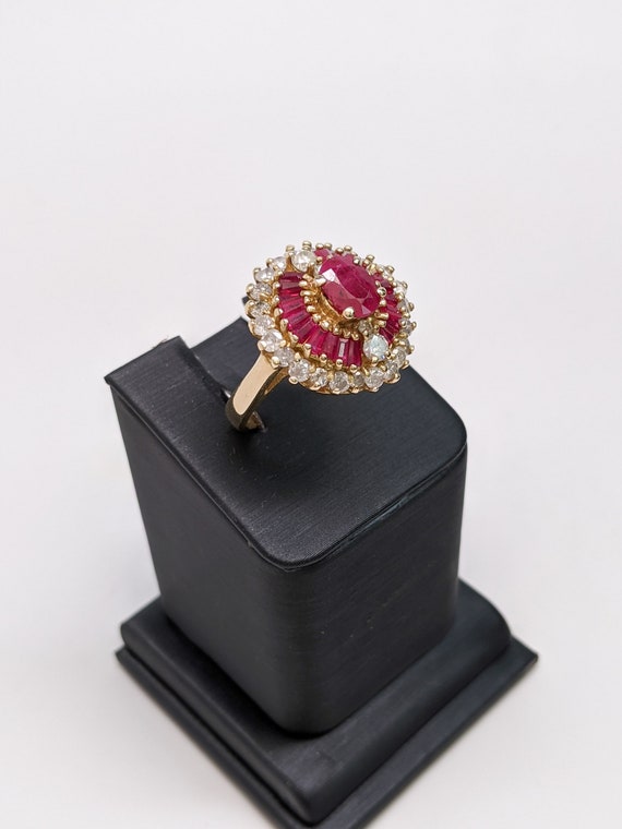 Ruby Ballerina Ring - image 2