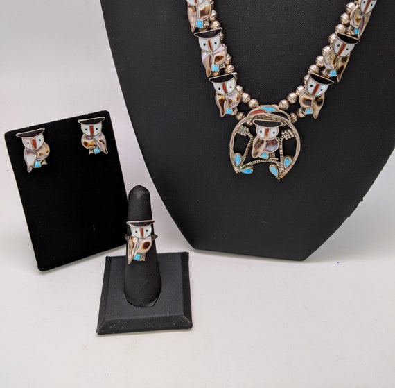 Squash Blossom Owl Set