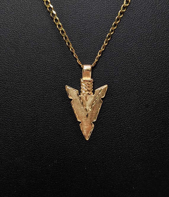 Gold Arrow Head Necklace