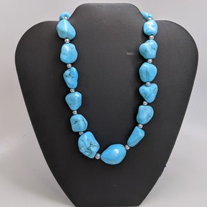Turquoise and Bead Necklace