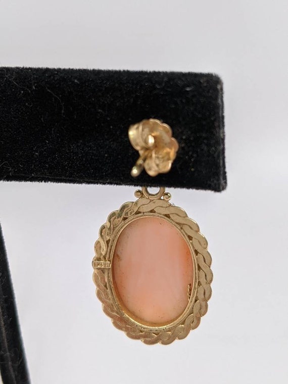 Vintage Coral Earrings - image 4