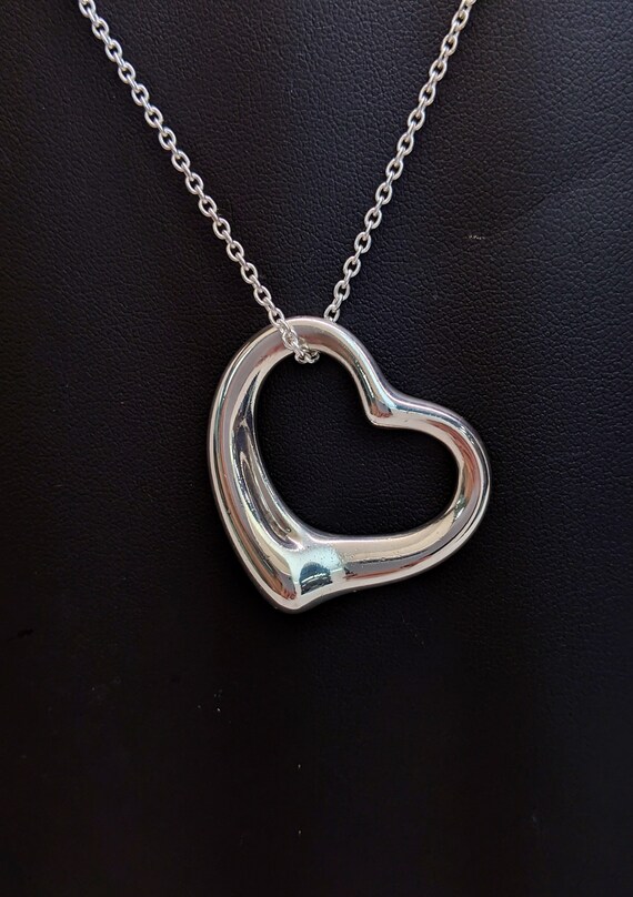Elsa Peretti Heart Necklace - Etsy 