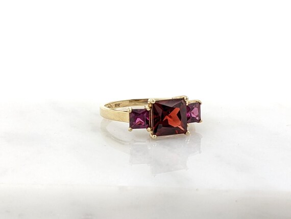 Garnet and Ruby Lab Ruby Ring - image 2
