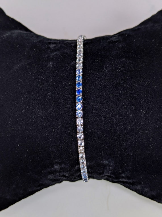 LeVian Blue Sapphire Bolo Bracelet - image 3
