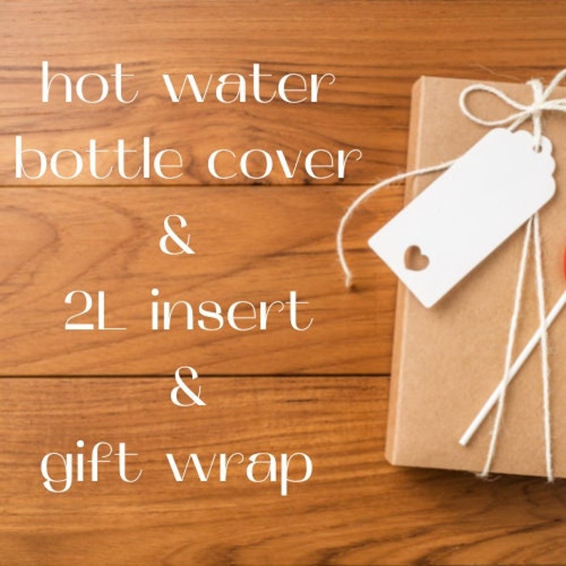 Sheepskin Hot Water Bottle Cover Luxury Gift Idea Etsy UK