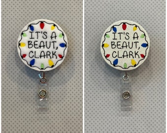 Christmas Vacation Badge Reel; It's A Beaut Clark Badge Reel