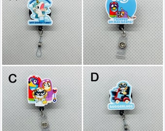 Carrete de insignias de perro azul; Carrete de insignias de abuelas