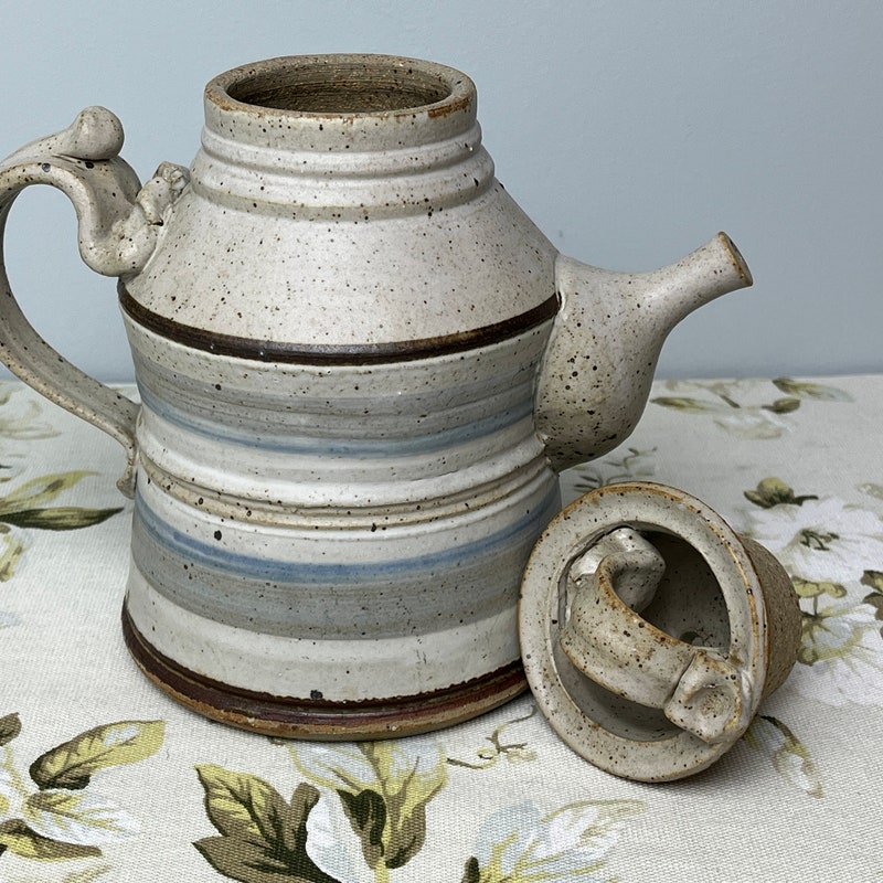 Stoneware Tea Set - Etsy