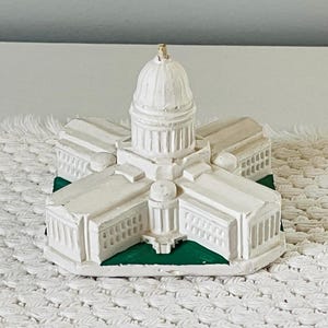 Wisconsin Vintage 1948 Capitol Bldg Centennial Model by C. Klevgaard Madison Wi