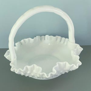 Vintage Fenton Basket - Etsy