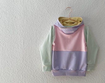 cute pastel colored mix & match hoodie