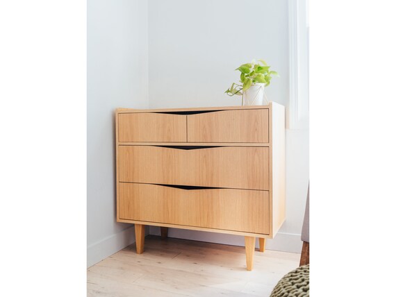 Emily Dresser Mid Century Modern Shown In White Oak Etsy
