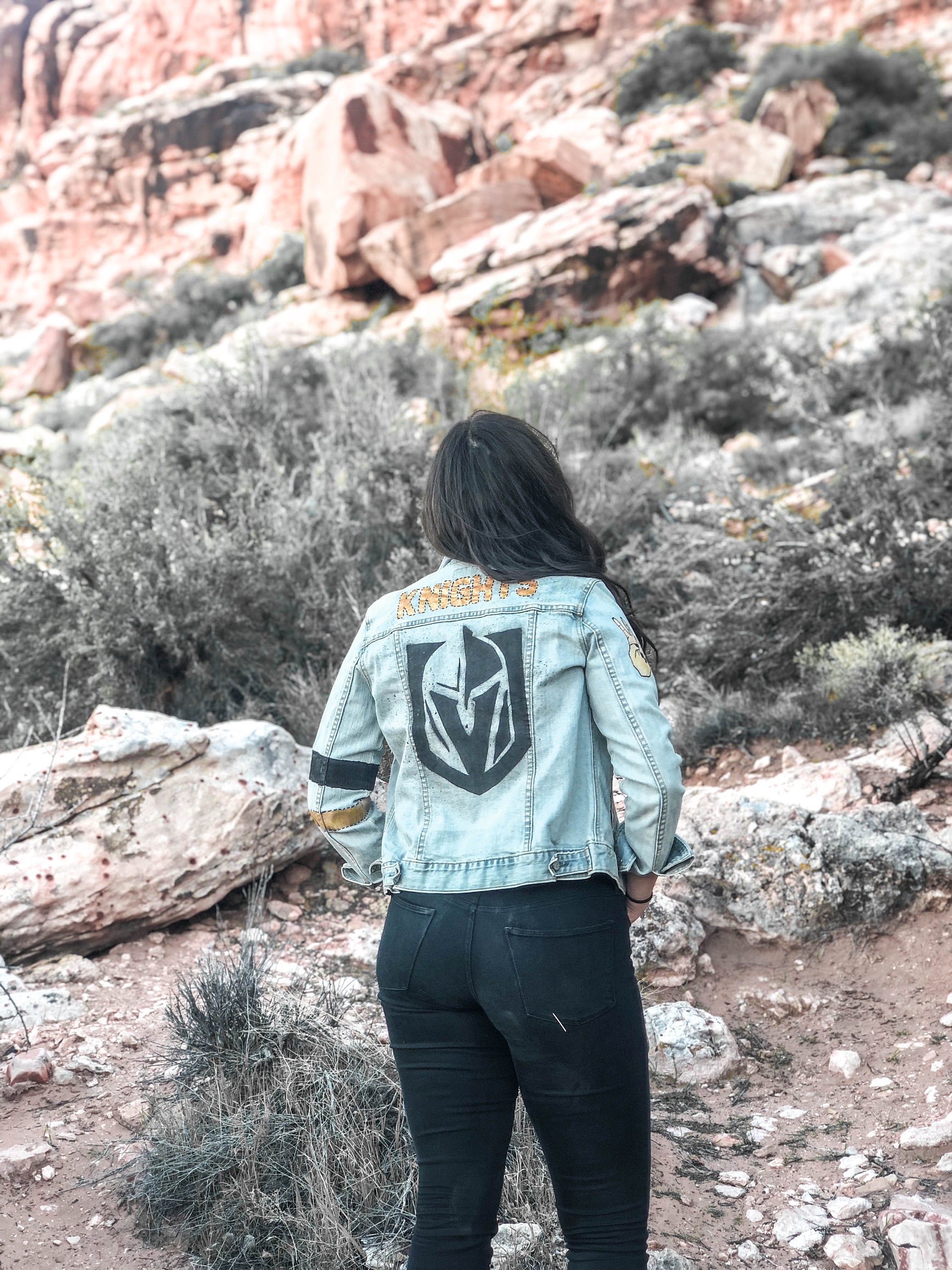 Vegas Golden Knights Women's Denim Jean Jacket Etsy