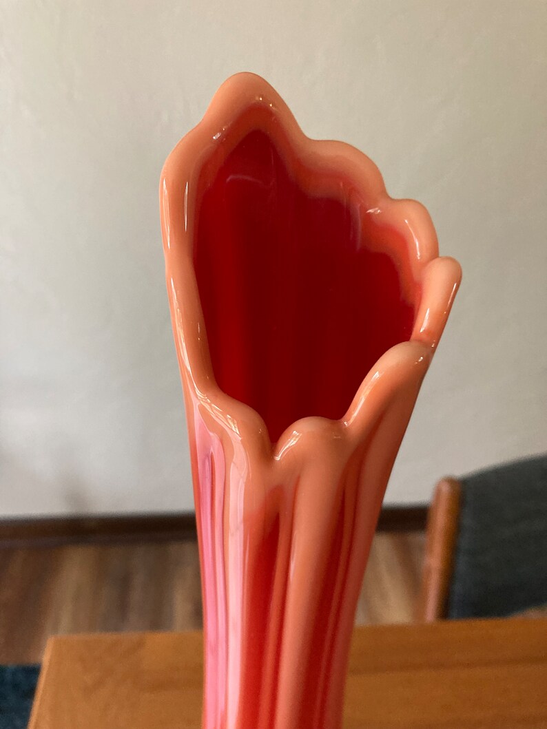 L. E. SMITH Swung Bittersweet Vase Etsy