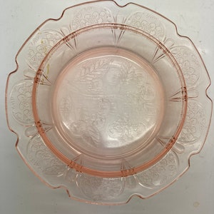 Jeannette Glass “Glass Cherries” butter dish