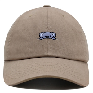 Koala Premium Dad Hat Embroidered Baseball Cap Animal