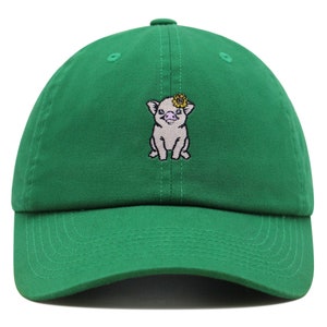 Fam Pig Baseball Cap Emboideed Cotton Adjustable Dad Hat