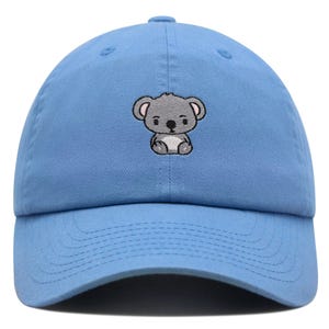 Koala Sitzende Premium Dad Hut Bestickte Baumwolle Baseball Cap Koala Plüsch